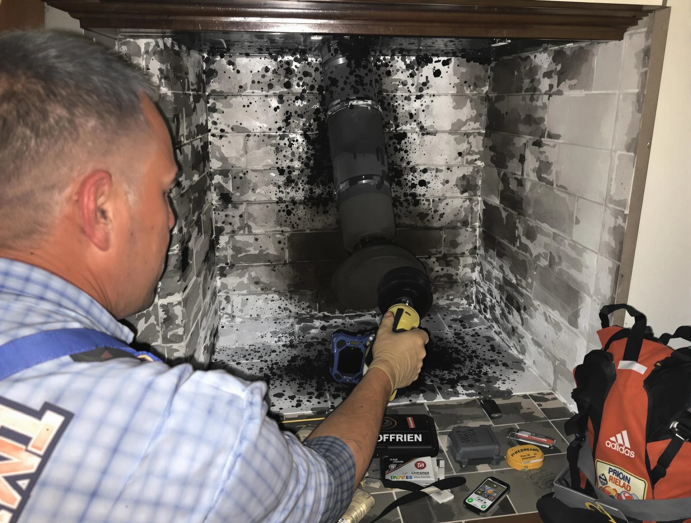 Creosote removal service by Smyrna Chimney Sweep in Smyrna, GA