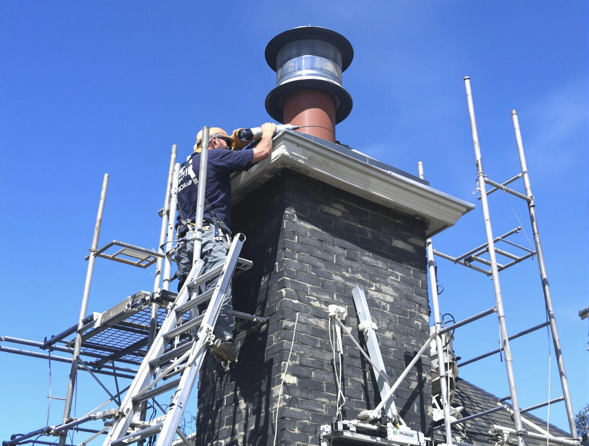 Sturdy chimney crown finished by Smyrna Chimney Sweep in Smyrna, GA