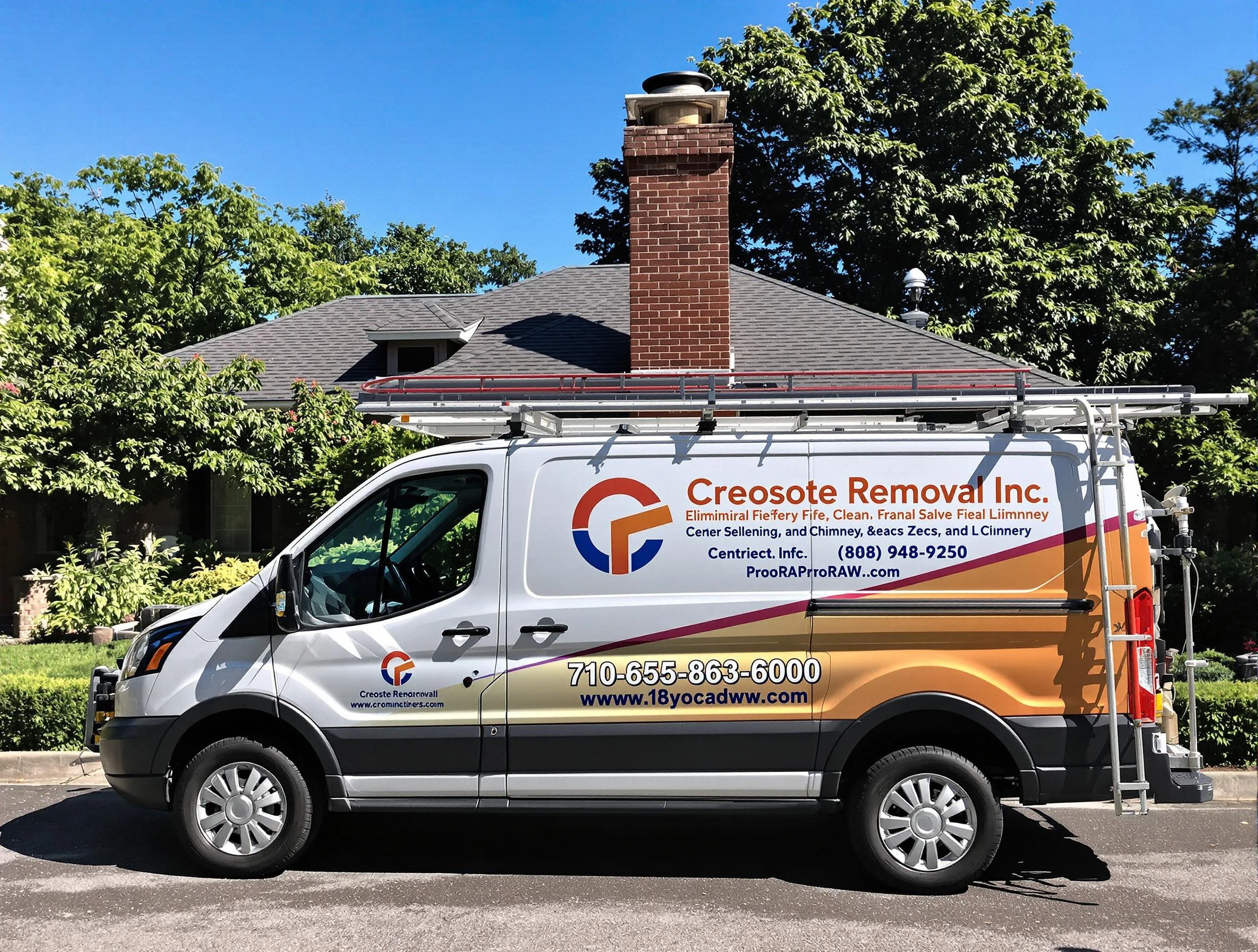 Smyrna Chimney Sweep technician removing creosote safely in Smyrna, GA